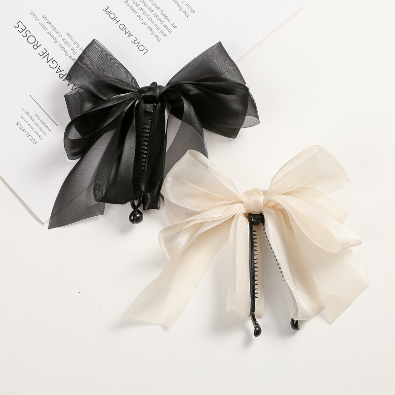 OMB เกาหลี RIBBON ผมคลิปผู้หญิงคลิปเกาหลีสไตล์ผมอุปกรณ์เสริม RIBBON HAIRPIN คลิป