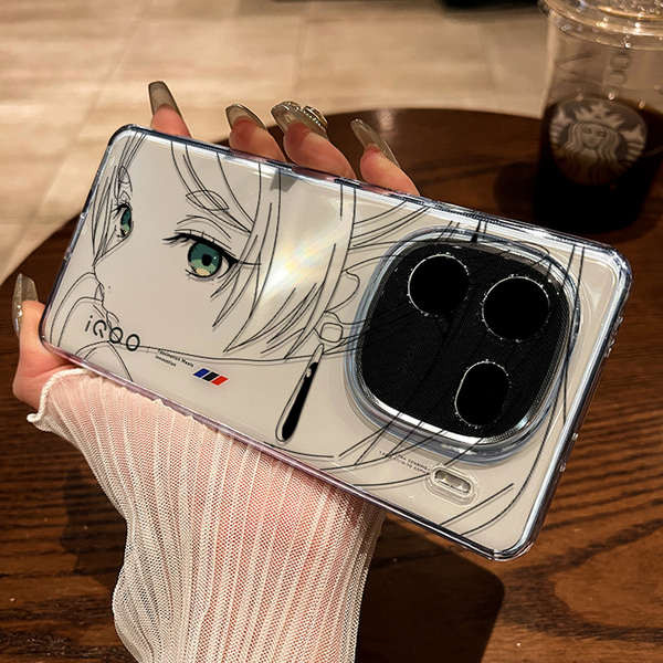 iqoo z9 5g เคส เคส iqoo 13 Lingrong ใช้ IQOO13 เคสโทรศัพท์ฝัง Flilyn IQOONEO10 อะนิเมะสไตล์ใหม่ 12 รวมทุกอย่าง 11 เคสป้องกัน Z9turbo การ์ตูน 9Pro โปร่งใส 7se ซิลิโคนอ่อนนุ่ม 8 กันกระแทก 6