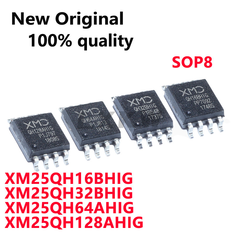 5/PCS ใหม่ Original XM25QH16BHIG QH16BHIG XM25QH32BHIG QH32BHIG XM25QH64AHIG XM25QH128AHIG QH128AHIG