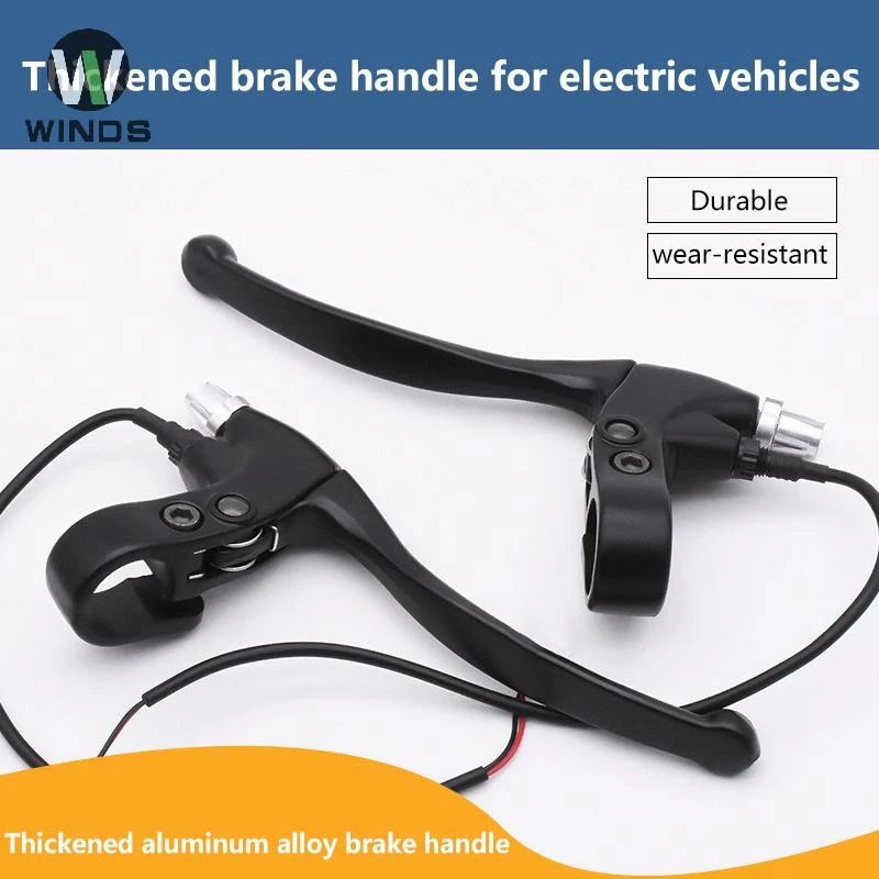 ODS 1 PC Thicken อลูมิเนียม E-Bike เบรค Crank สกู๊ตเตอร์เบรค Lever ไฟฟ้า Handle Bar จักรยานอะไหล่ซ่อมเบรค OD