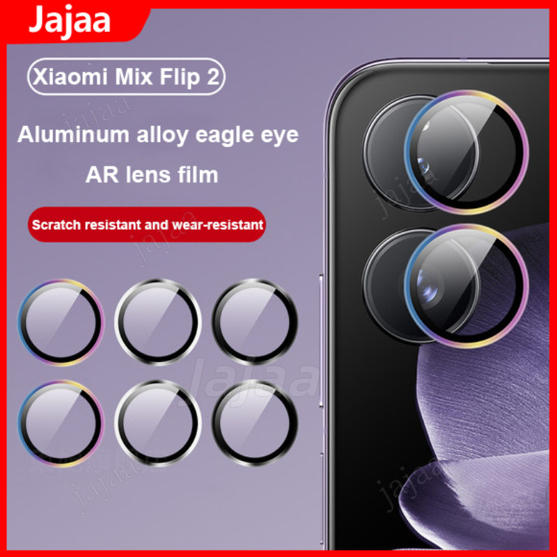 โลหะ Eagle Eye เลนส์ฟิล์มสําหรับ Xiaomi Mix Flip 2 5G แว่นตาหัวฟิล์ม 3D แบบบูรณาการฟิล์มป้องกันสติกเกอร์แก้วสําหรับ Xiaomi Mix Flip ราคา ถูกที่สุด ดีลบีเคเค