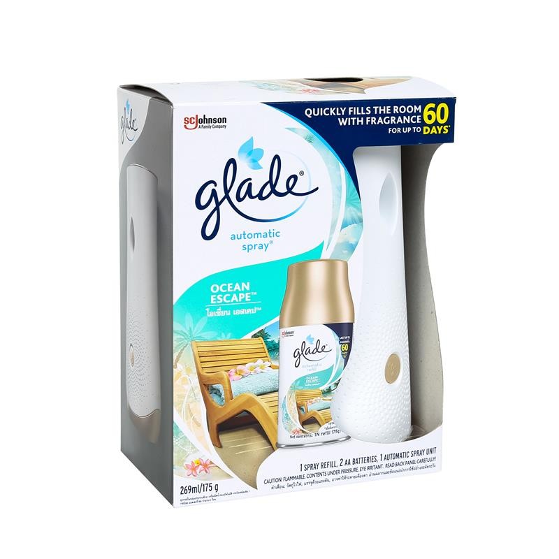 Glade เครื่องจ่ายสเปรย์อัตโนมัติ+รีฟิลล์โอเชี่ยนเอสเคป