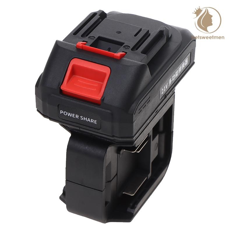 [PE] ตัวแปลงอะแดปเตอร์แบตเตอรี่ 2 In 1 สําหรับประแจสว่านกระแทก Maki-Ta ไขควง Worklight One-to-two เครื่องแปลงไฟแบตเตอรี่ TH