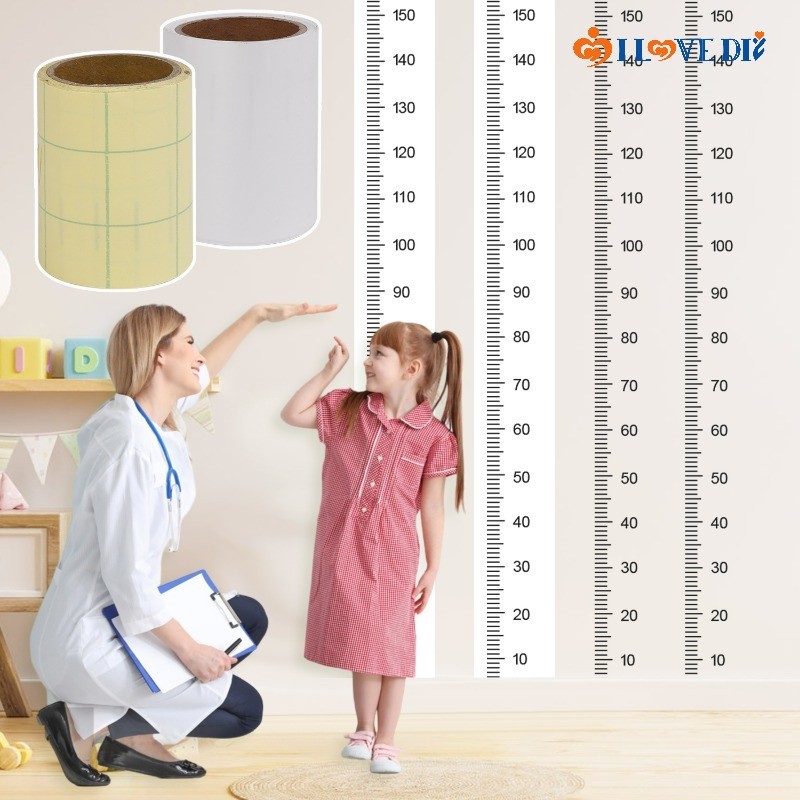 สติ๊กเกอร์ติดผนังขนาดความสูงมินิมอล - สติ๊กเกอร์วัดส่วนสูงเด็กแบบถอดได้สําหรับโรงเรียนอนุบาลตกแต่งห้อง