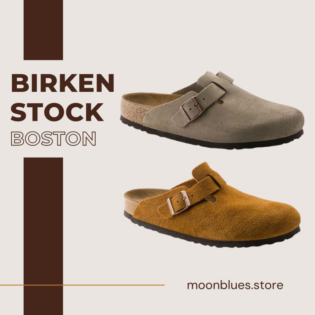 Birkenstock Boston 100% รองเท้าสุขภาพของแท้