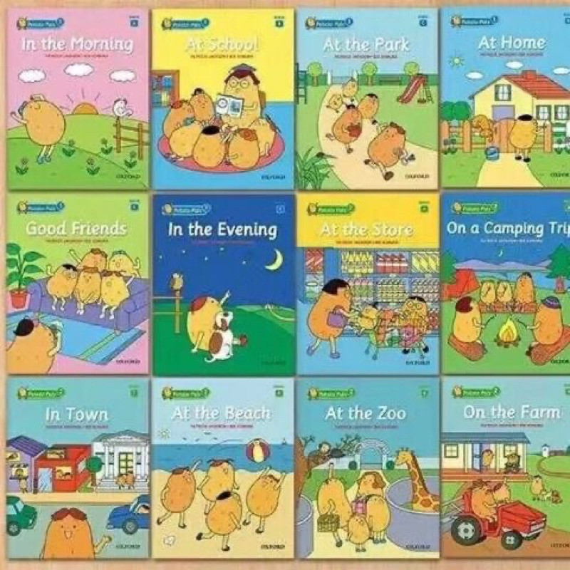 (12หนังสือ) oxford potato pals