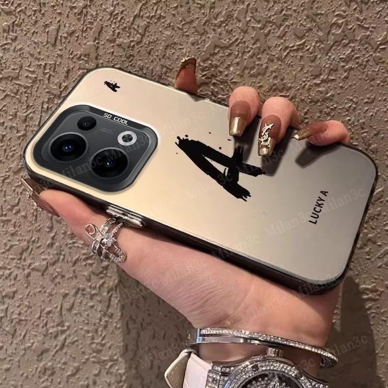 เคส OPPO Reno 13F 13 5G เคส OPPO Reno 13 Pro 5G เคสโทรศัพท์กันกระแทก โทรศัพท์แบบด้านแข็งลายตัวอักษรโ