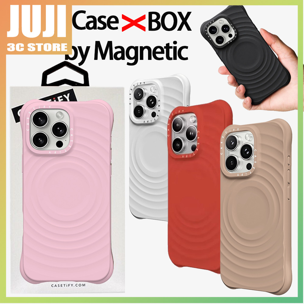Ripple Case Essentials โดย CASETiFg เคสโทรศัพท์แม่เหล็กสําหรับIphone 16 15 14 11 12 Pro Max 13 Pro Max 14 Pro Max 15 Pro Max