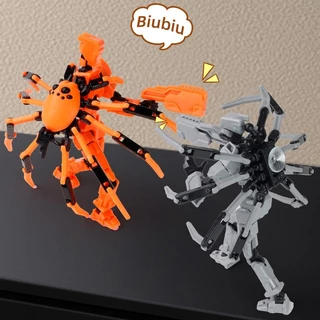 การพิมพ์ 3D พิมพ์ของเล่นหุ่นยนต์ ขยับข้อต่อได้ 360องศา Lucky 13 Dummy ของเล่นเสริมพัฒนาการเด็ก