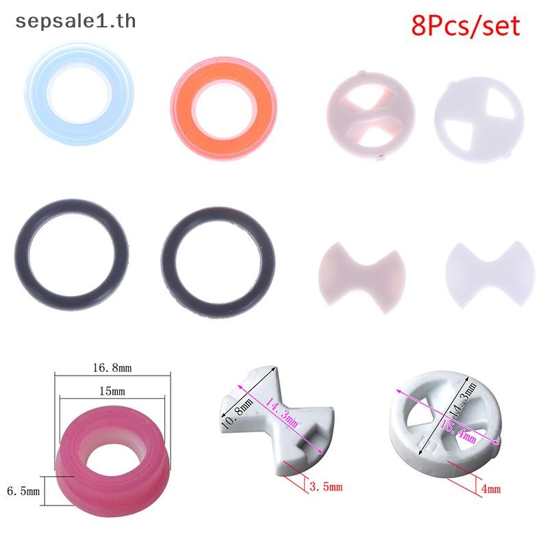 # Sale # 8 ชิ้น/เซ็ตเซรามิค Disc Silicon Washer ใส่ Turn Replacement 1/2" สําหรับ Valve Tap.