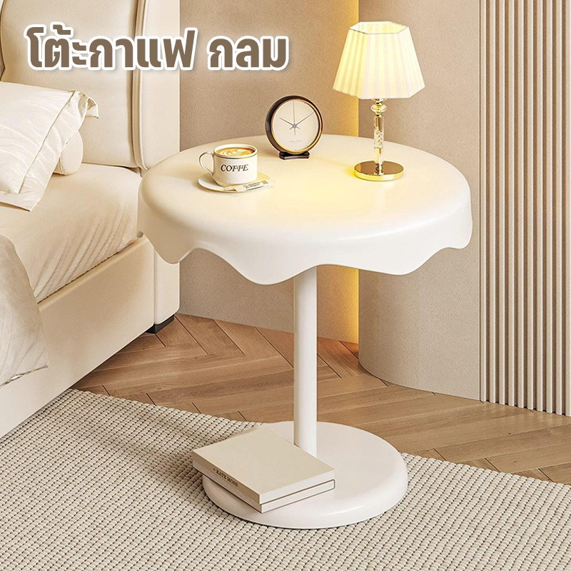 COD โต๊ะข้างโซฟาสร้างสรรค์ โต้ะกาแฟ กลม โต๊ะข้างเตียง ตู้ข้างโซฟา การออกแบบที่สร้างสรรค์ สไตล์มินิมอล