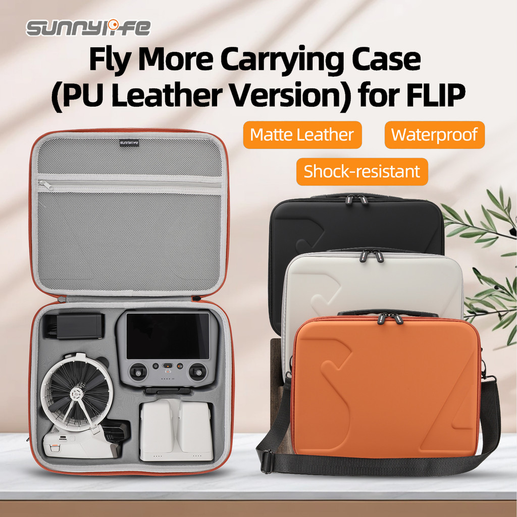 สําหรับกระเป๋าเก็บ DJI Flip, ชุดไฟฟ้าห้า, กล่องป้องกันแบบพกพา RC 2/RC-N3, กระเป๋าสะพายข้างแบบมือถือ, กล่องเก็บของ DJI Flip, อุปกรณ์เสริมโดรน