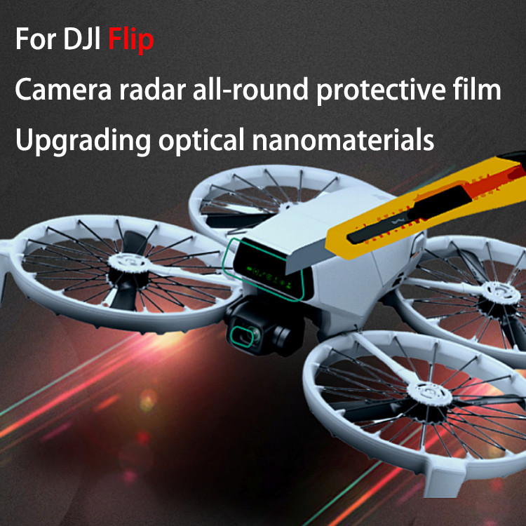 สําหรับ DJI FLIP โดรน เลนส์นาโน เรดาร์ กันรอยขีดข่วน ความละเอียดสูง รวมทุกอย่าง ฟิล์มป้องกัน อุปกรณ์เสริมโดรน