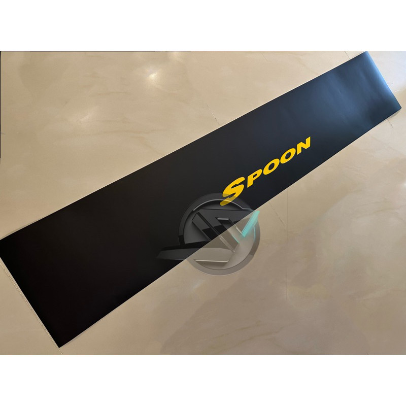 S1135 สติ๊กเกอร์ติดกระจกหน้ารถ Spoon Sunshield