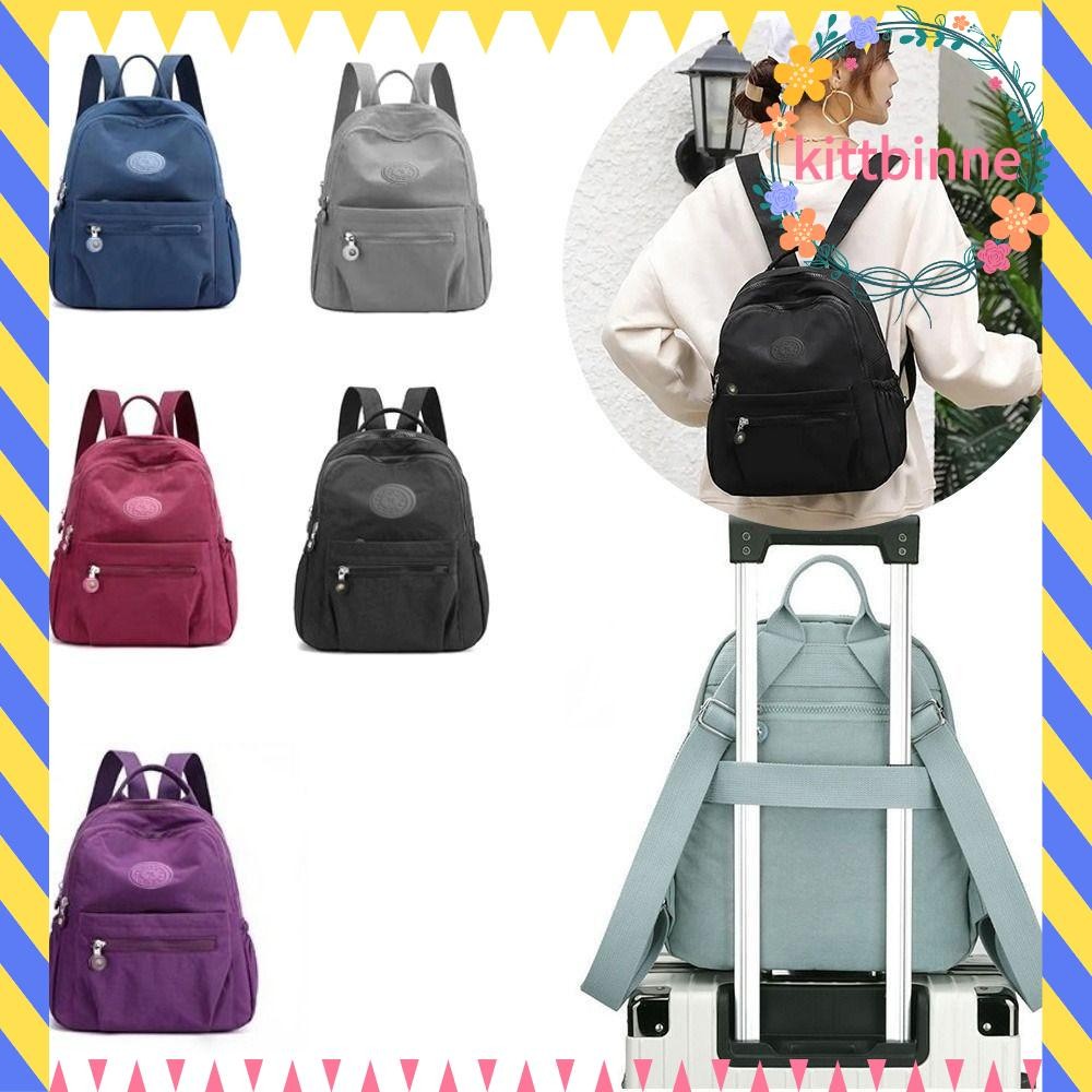 Kittbinne823 Mini Rucksack,กระเป๋าสะพายกันน้ําความจุขนาดใหญ่,แฟชั่นน้ําหนักเบาทนต่อการสึกหรอกระเป๋าเป้สะพายหลังขนาดเล็กโรงเรียน