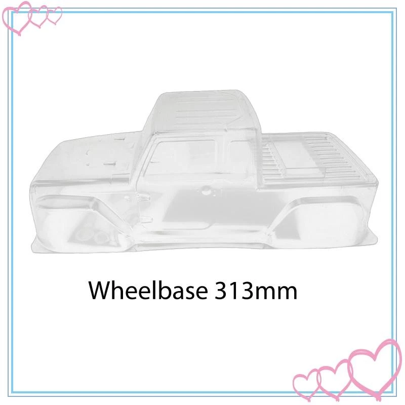 [meteor2] 12.32 Body Shell RC Clear Body PC Unpainted สมจริง PC Body Shell รถบรรทุกสําหรับ MST Cfx W 1/10 รุ่นรถอัพเกรดอุปกรณ์เสริม thumbnail 7