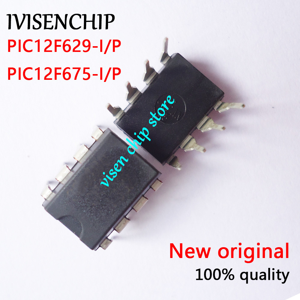 1 ชิ้น PIC12F629-I/P PIC12F675-I/P PIC12F629 PIC12F675 12F629 12F675 DIP-8 ในสต็อก