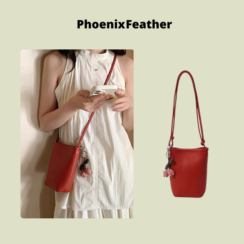 Phoenix Feather  ใหม่ทุกวันกระเป๋าโท้ตลําลองน่ารักเรียบง่ายกระเป๋า ผู้สื่อสาร