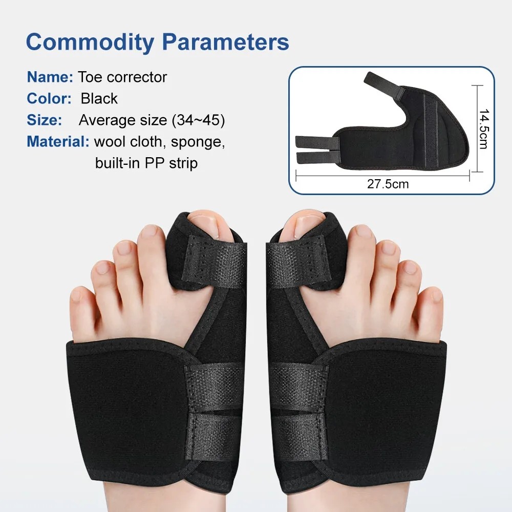Big Toe Bunion Splint Corrector Straightener Hallux Valgus Comfort