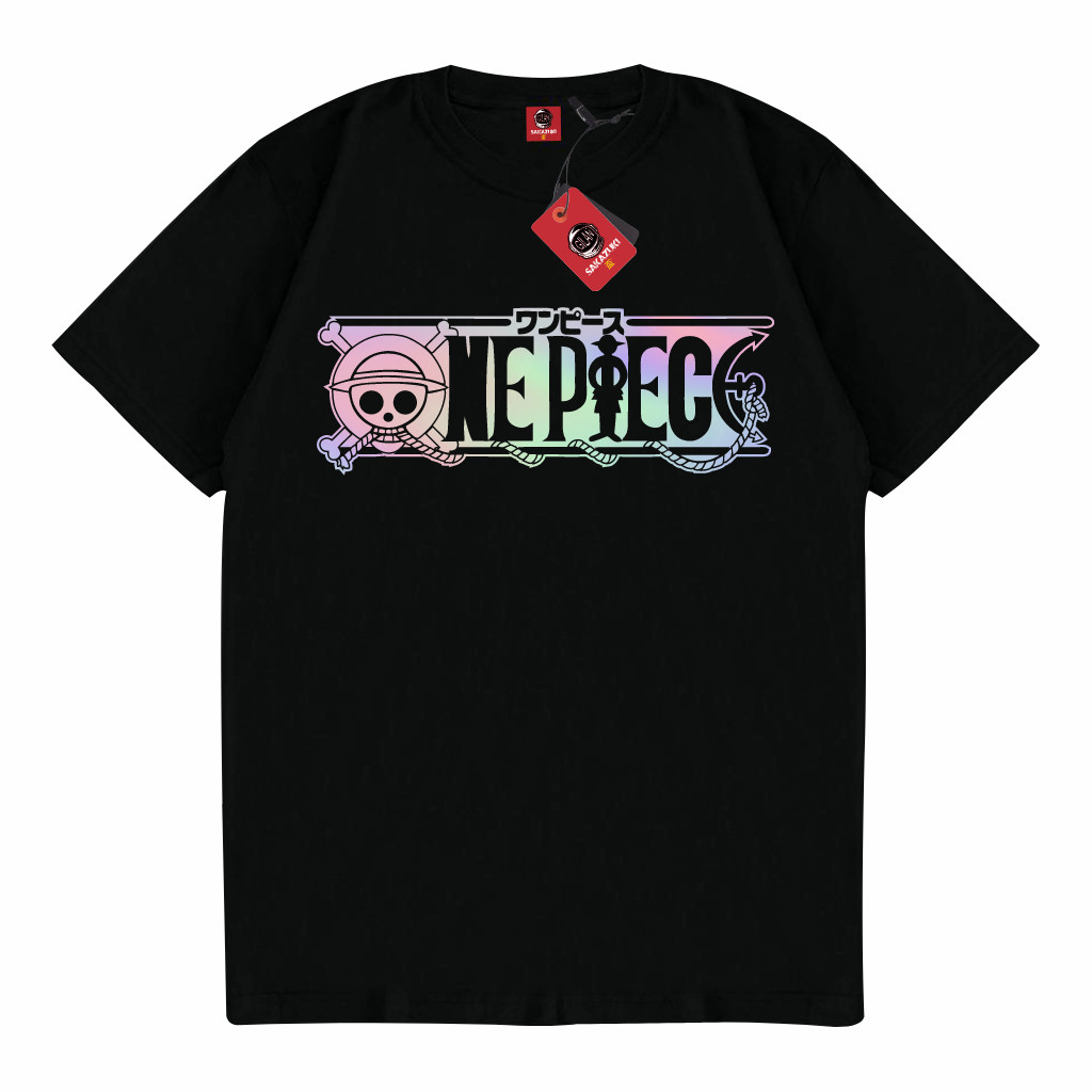 (จัดส่ง 24 ชม.) SAKAZUKI เสื้อยืด Unisex One-Piece Monkey D Luffy Gear 5 Logo