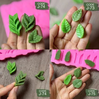 รวมแม่พิมพ์ใบไม้ทุกแบบ ใบไม้ตกแต่ง กดฟองดองได้ ทำวุ้นได้