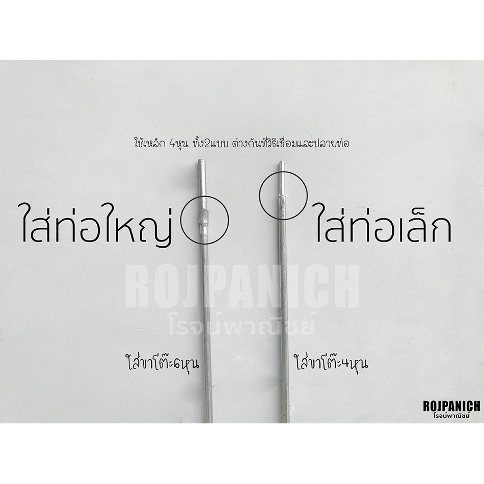 [[เสาแผงหลัง]] (เฉพาะเสา) ใส่ขาโต๊ะ *อ่านรายละเอียดก่อนจะได้เลือกซื้อ* ผลิตจากท่อEMT Conduit RPNPU8