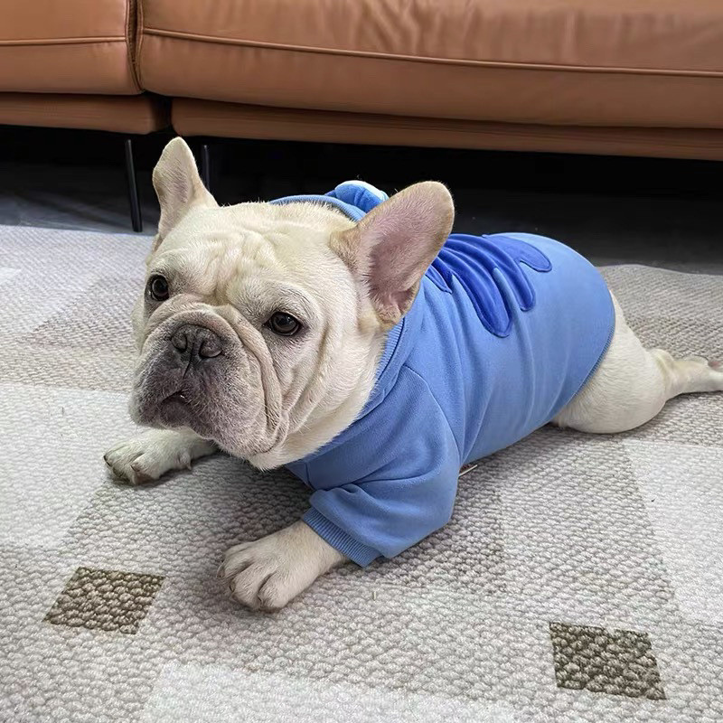 น่ารักสัตว์เลี้ยงขนแกะซับหนาเสื้อกันหนาวเท็ดดี้แพนด้าสุนัขฤดูใบไม้ร่วงฤดูหนาวเสื้อสวมหัว