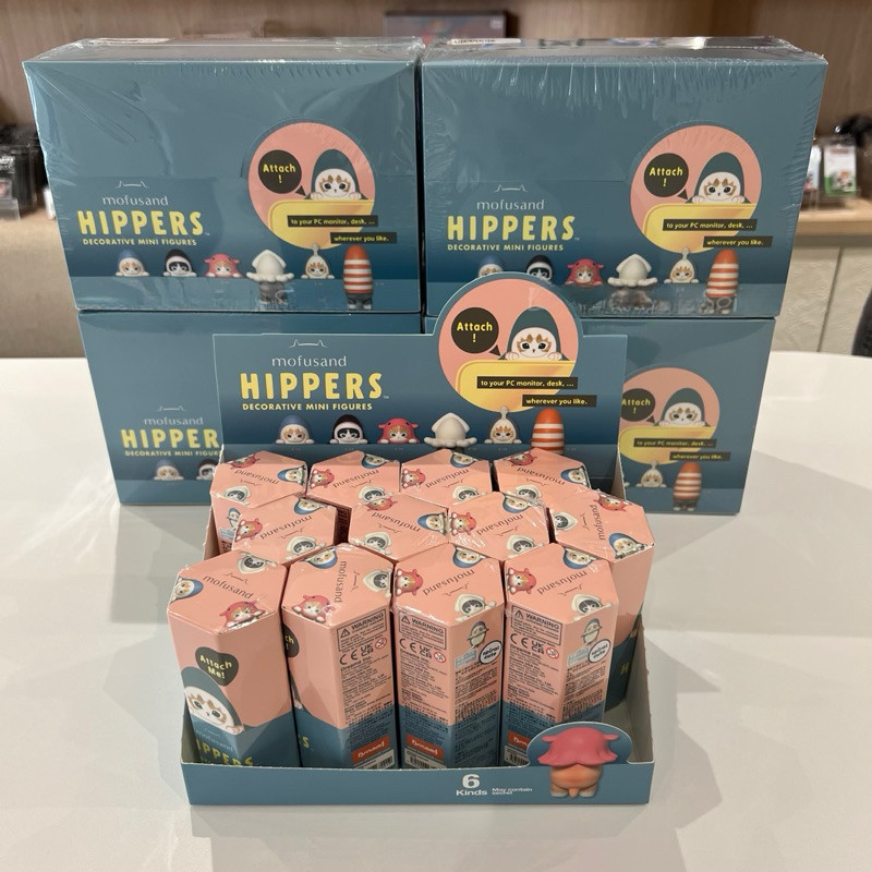 【 Hippers Mofusand 】การ์ตูนเกาะ การ์ตูนเกาะ ติดมือถือ เกาะโทรศัพท์ เกาะได้ทุกแบบ สไตล์ตุ๊กตา