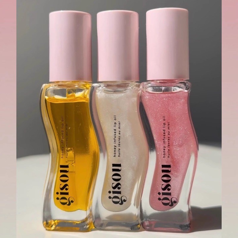 Gisou Honey Shiny Lip Oil Moisturizing Anti-dry Lip Balm พกพาสะดวก Anti-cracking Water Gloss Hydrating ลิปสติก Lip Care ของขวัญ