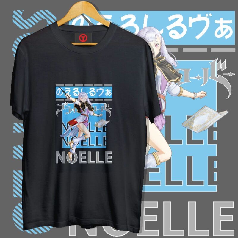 เสื้อยืด noelle silicva/เสื้อยืด noele silva/เสื้อยืดโคลเวอร์สีดํา/เสื้อยืดโนเอล/เสื้อยืดโนเล่/เสื้อ