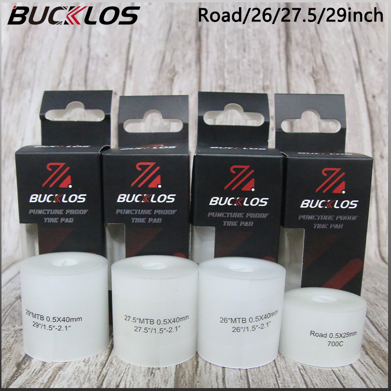 BUCKLOS 2PC MTB ยางด้านใน 700C/26/27.5/29 แผนที่จักรยานยาง Liner Anti-Puncture จักรยานอะไหล่