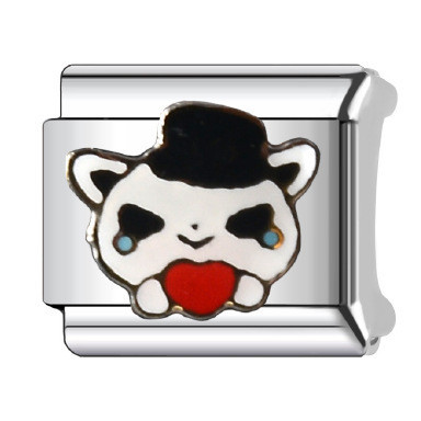 การ์ตูนอะนิเมะรูปแบบตัวละครอิตาเลี่ยนโมดูลสร้อยข้อมือ ทําเอง สร้อยข้อมือสแตนเลสเครื่องประดับอุปกรณ์เสริม - รูปที่ 7