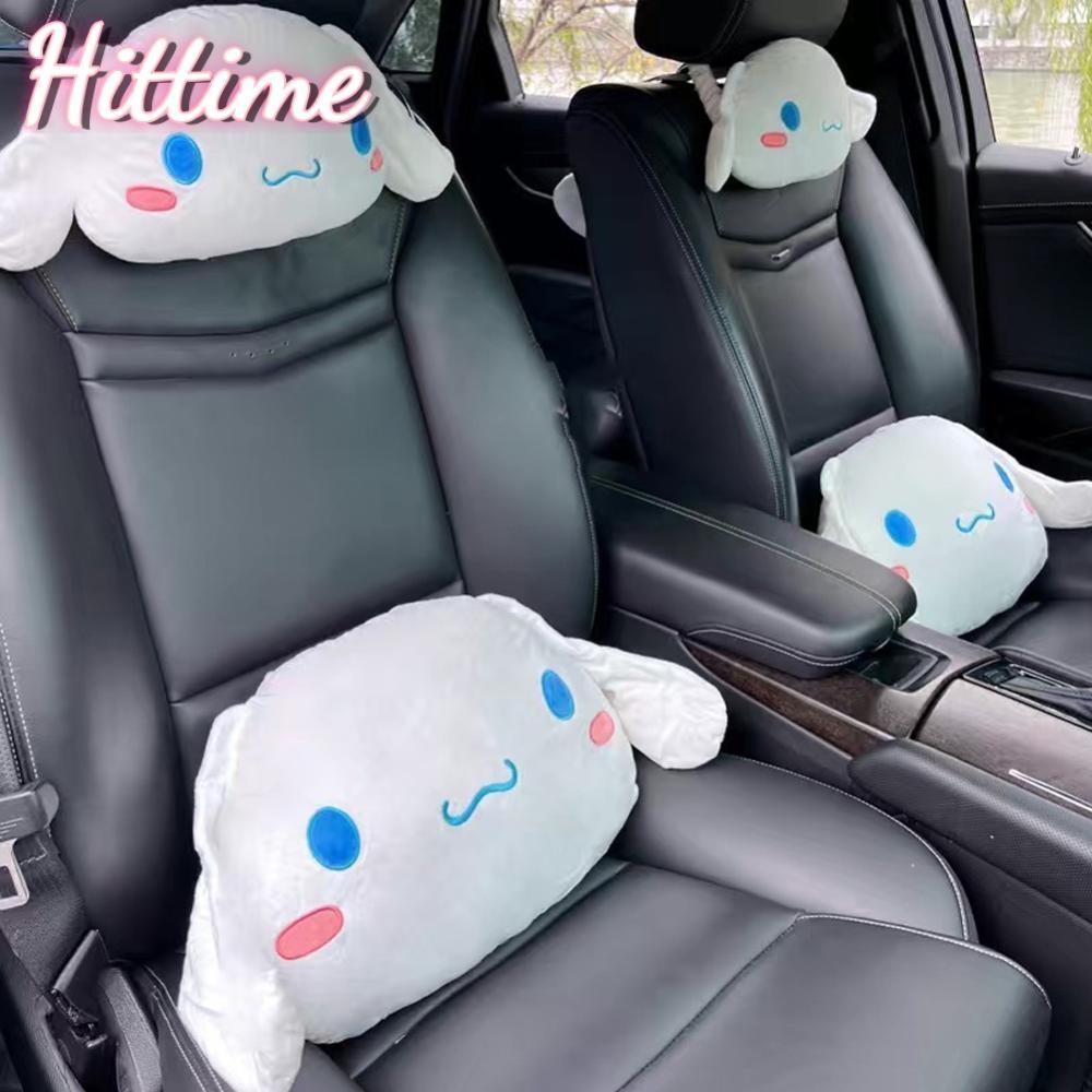 Hittime 1 PC Sanrio การ์ตูนรถ Headrest คอความปลอดภัยเบาะเก้าอี้คอสนับสนุนเอวหมอน Headrest เข็มขัดนิร