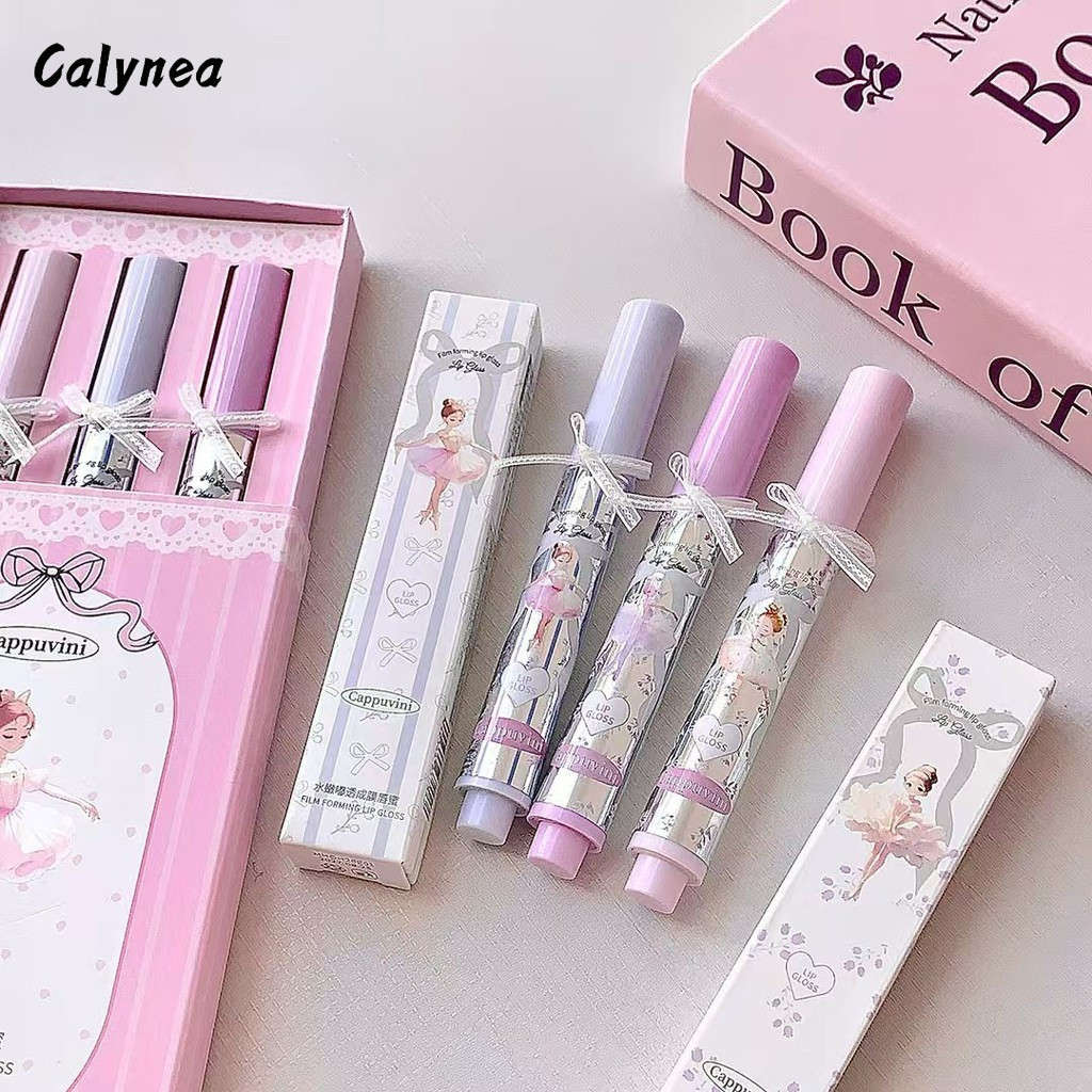 CALYNEA ลิปเจลี่ ลิปกลอส เนื้อเนียนนุ่มละมุน 6สี เพิ่มความชุ่มชื้นให้ริมฝีปาก สไตล์เกาหลี