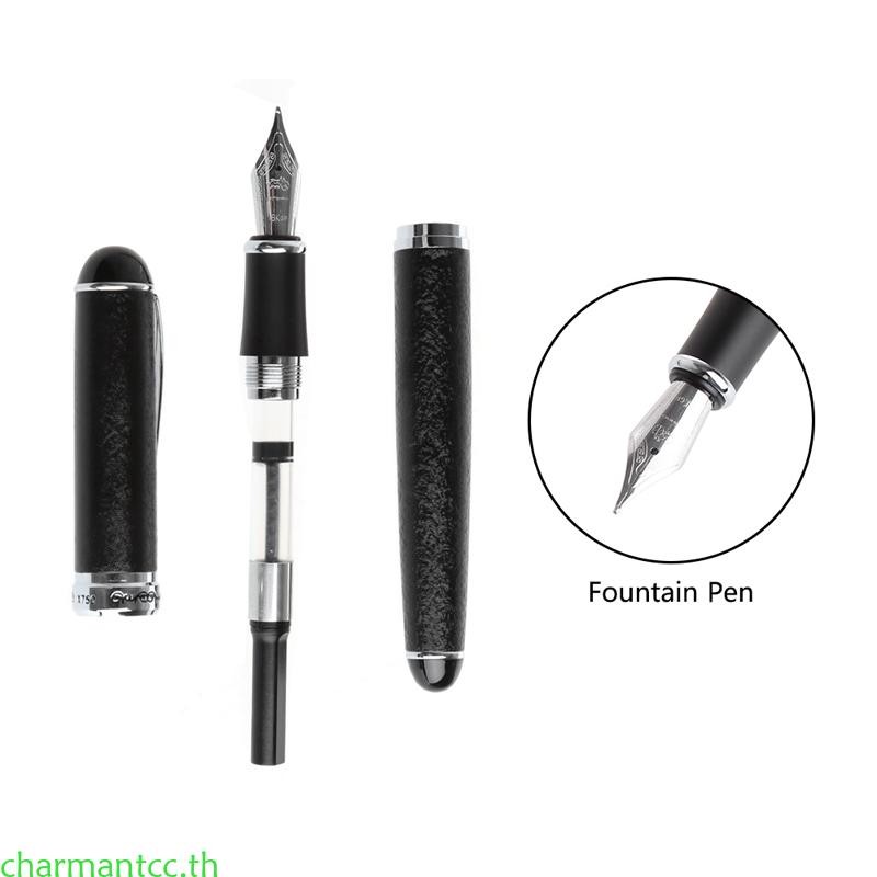 Charmantcc JINHAO X750 Medium Nib Fountain Pen อุปกรณ์เครื่องเขียนเครื่องมือเขียน