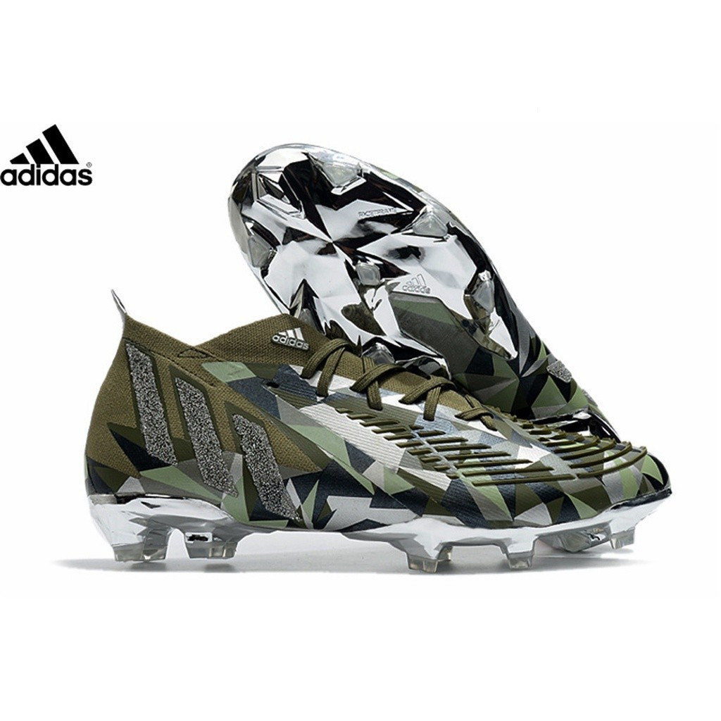 รองเท้าผ้าใบผู้ชาย Adidas Predator edge.1 FG รุ่นสูง Falcon 22.1 ของแท้ 100% สำหรับฟุตบอล