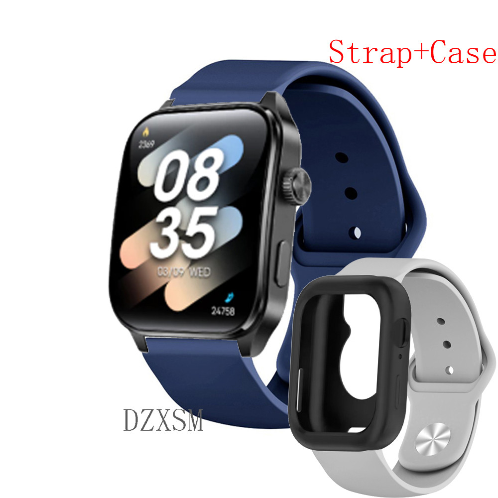 สายรัด + สําหรับ เคส Aolon Curve 3 ultra Full Cover ป้องกันหน้าจอซิลิโคน Aolon Curve3 ultra Smart Wa