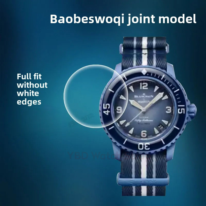 ฟิล์มกันรอยหน้าจอ Swatch X Blancpain Fifty Fathoms 5 Oceans ฟิล์มไฮโดรเจลไร้ฟอง ป้องกันรอยนิ้วมือ แล