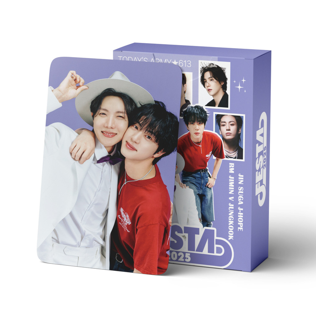 55-127pcs 2025 FESTA 12th Anniversary Photocards Jin ECHO J-HOPE ฝันหวาน Tour V JUNG KOOK JIMIN Kim 