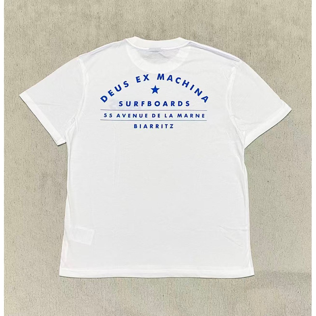 Deus Ex Machina เสื้อยืดแขนสั้นด้านบนบางฤดูร้อนผ้าฝ้ายแท้ระบายอากาศได้