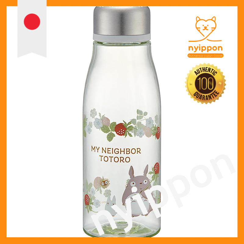 Skater Direct Drink Water Bottle with Strainer - Studio Ghibli Character Design, 500ml