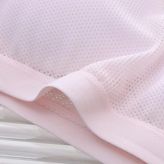 เสื้อชั้นในแบบไร้โครง ตาข่ายระบายอากาศแบบสวม สำหรับสาวอกเล็ก พร้อมฟองน้ำเย็บติด สายเล็กปรับได้ (509)ฟรีไซส์ (32/65AB)