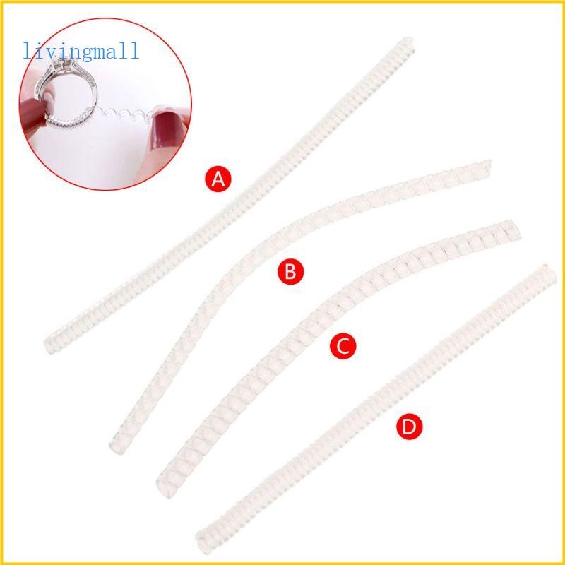 LIVI ตัวปรับขนาดแหวนที่มองไม่เห็นเหมาะสําหรับแหวนส่วนใหญ่เครื่องประดับ Resizing Fitter เครื่องมือ