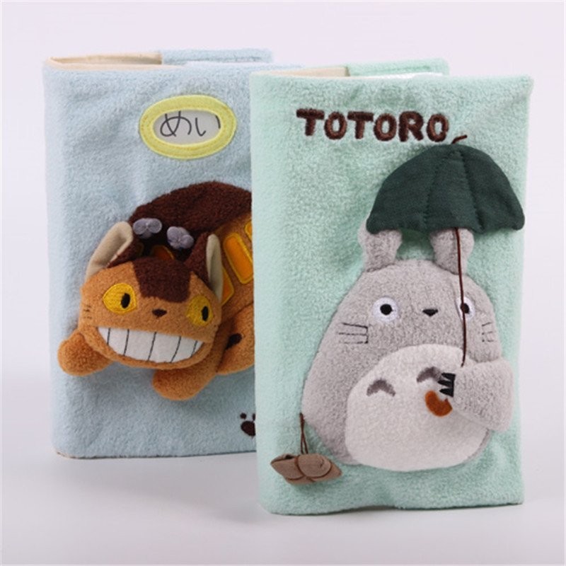 Japan Studio Ghibli My Neighbour Totoro Plush Doll Cover Card Holder Booklet 649