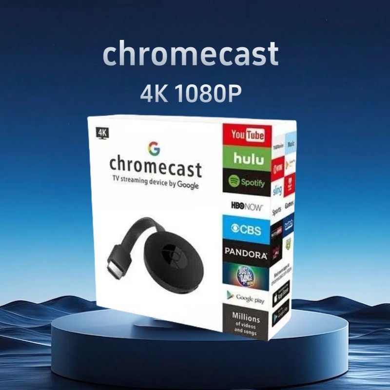 โปรเจ็กเตอร์ Chromecastสาย Usbง่ายต่อการพกพา เพียงปลั๊กแอนด์เพลย์สนับสนุน1080P ทีวีสติ๊ก4K G2 เครื่องฉายหน้าจอ สำหรับ