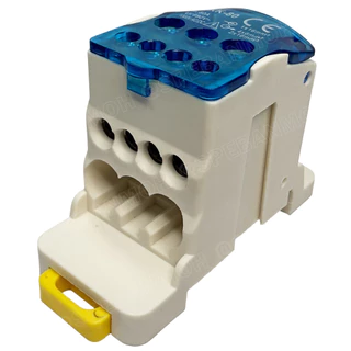 [ 1 ชิ้น ] UKK DIN RAIL DISTRIBUTION BOX Terminal อุปกรณ์แยกสายไฟ Cable Splitter Din Rail Terminal Block เทอมินอลยึดร...