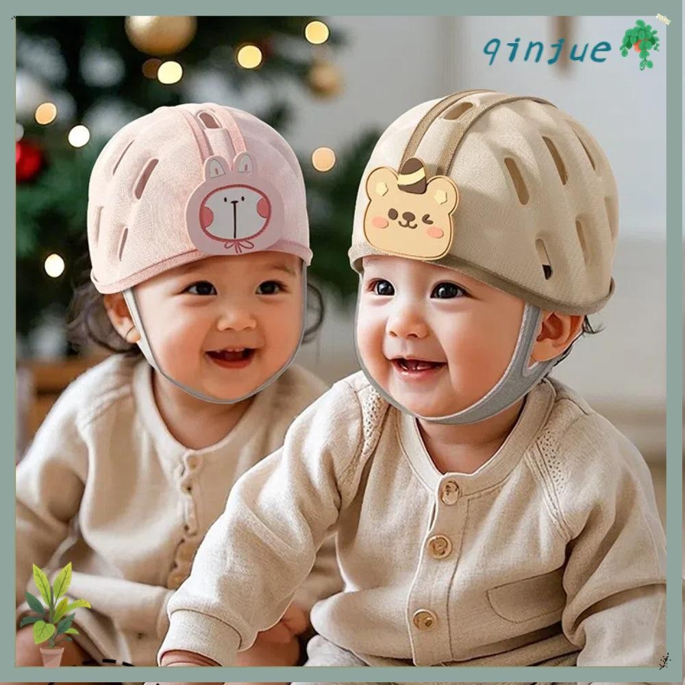 QINJUE Baby Head Protector 360 องศา หมวกป้องกันล้มสำหรับเด็กวัยหัดเดินและคลาน