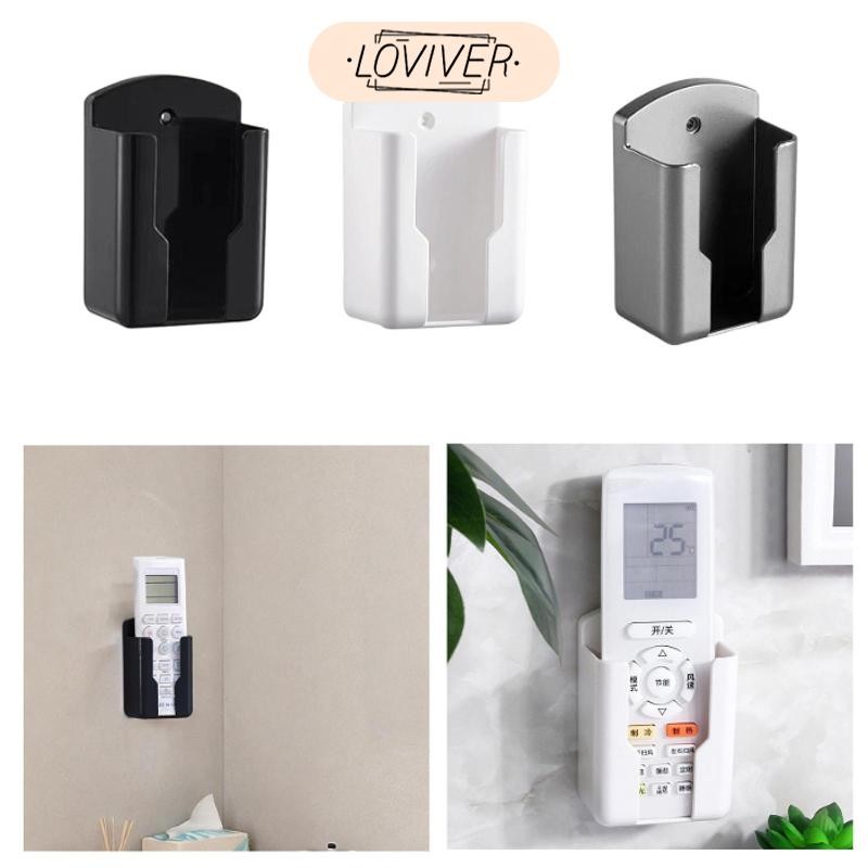 LOVIVER ที่วางรีโมทคอนโทรลคอนเทนเนอร์การเข้าถึงง่ายติดผนังสําหรับหอพักโรงแรมสํานักงาน - รูปที่ 3