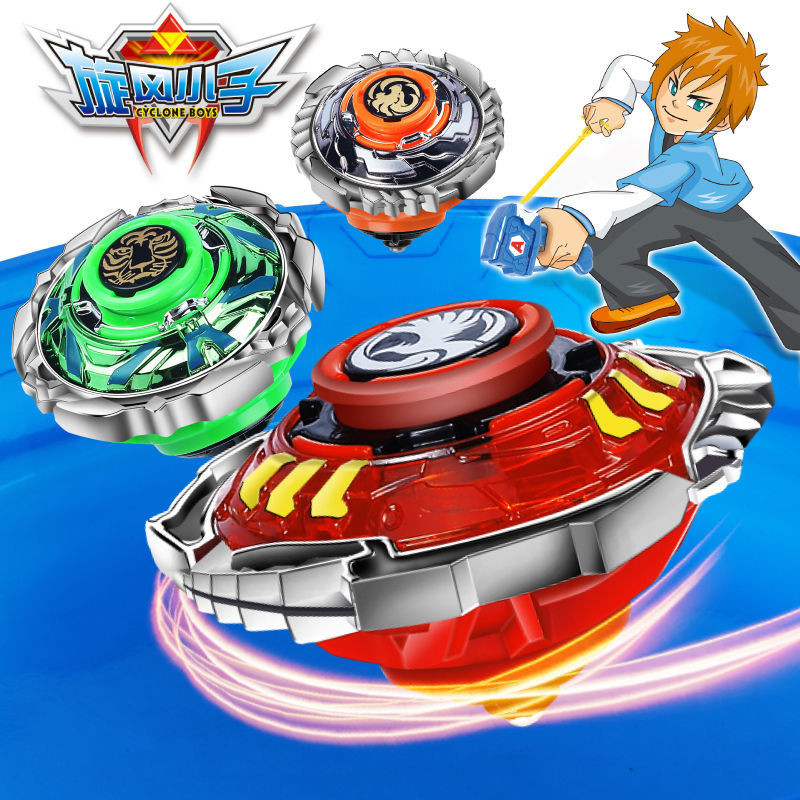 Cyclone Boy สไตล์ใหม่โลหะ Spinning Top Matching Plate Boy เด็ก Battle Spinning Magic Drawstring ของข