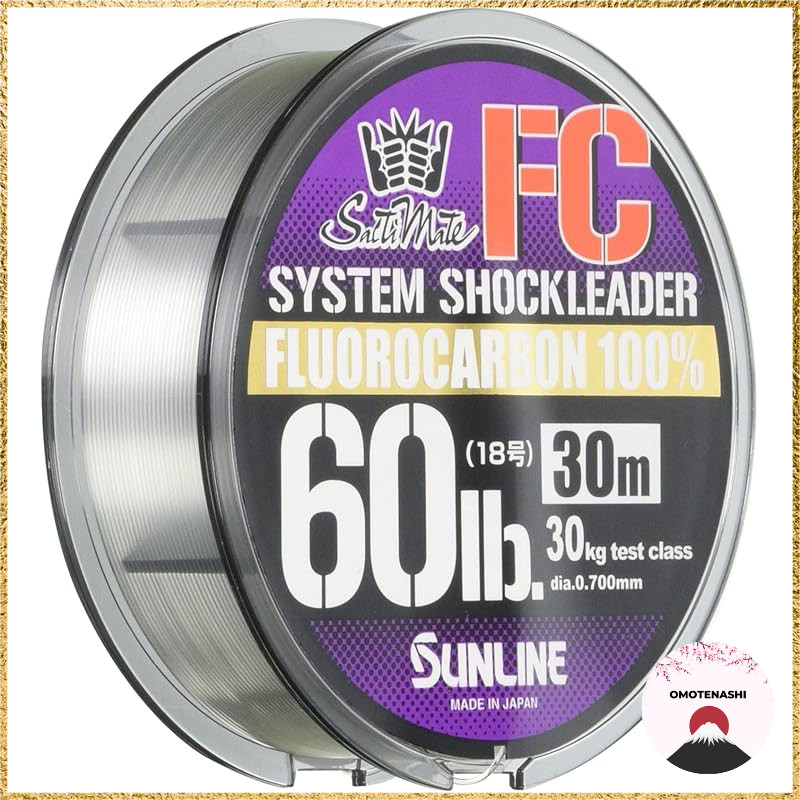 Sunline SaltMate System Shock Leader FC Fishing Line 50m